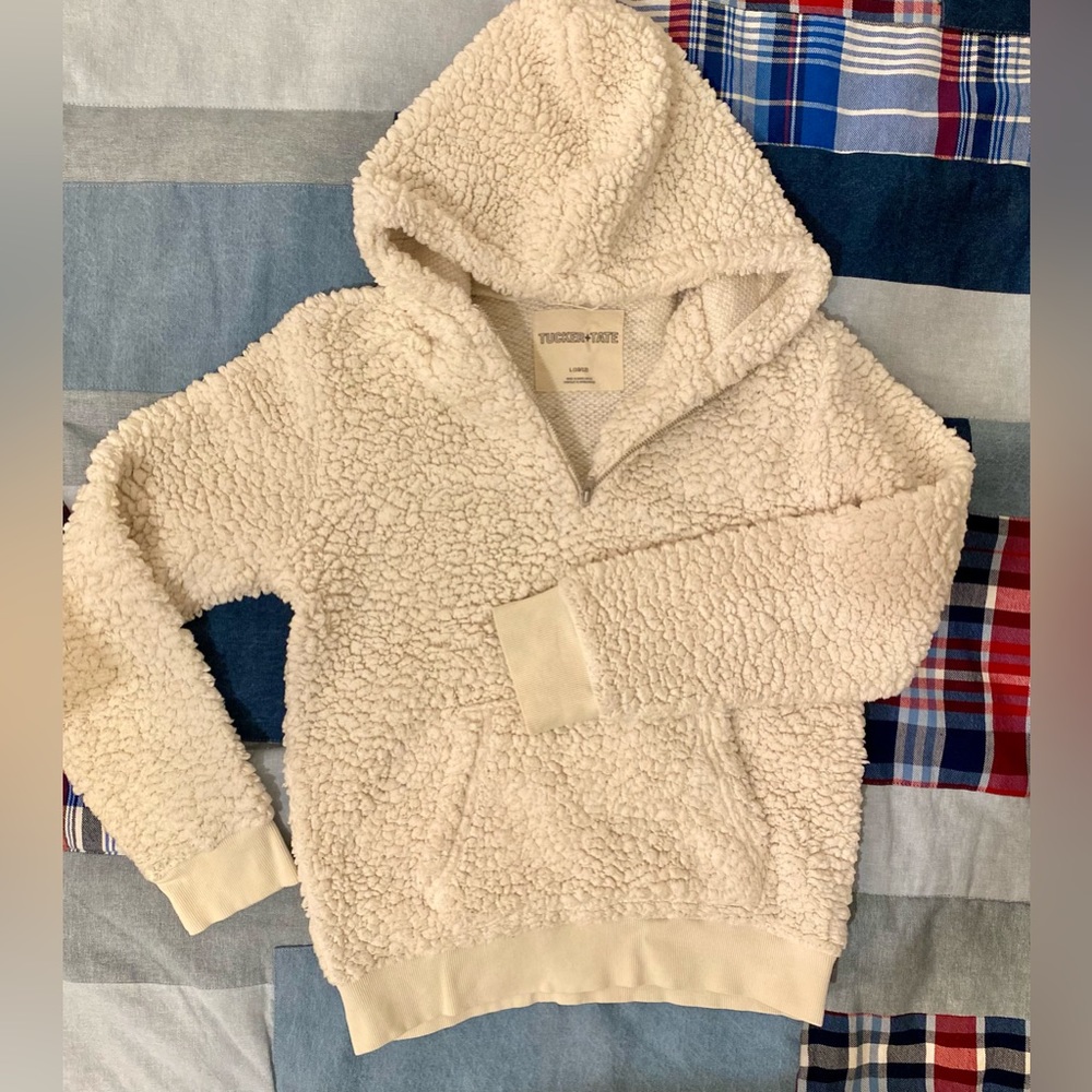 Boys Tucker & Tate 3/4 zip fleece-style top